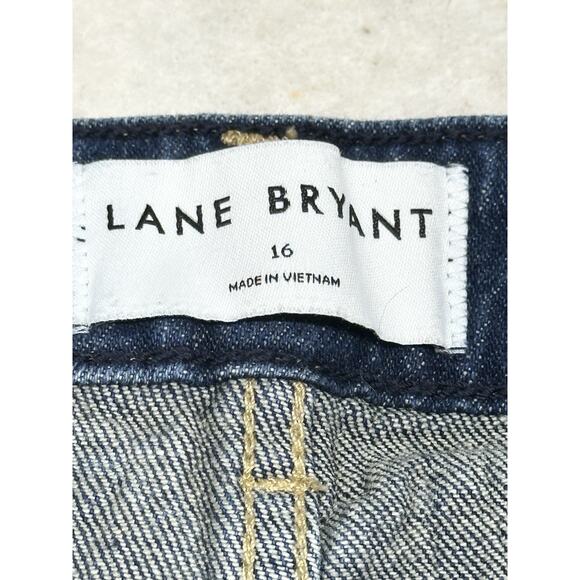 LANE BRYANT Womens 16 Signature Fit Flex Magic Waistband Mid Rise Boyfriend - Picture 2 of 8